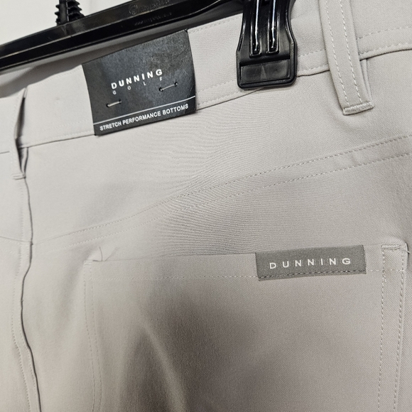 Dunning Player Fit 34 x 32 Stretch Performance Nylon Golf Pants Arctic NWT $148 - Picture 3 of 9